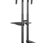 Pedestal Para Tv De 32 A 75 Suporte Videoconferência Com Rodízios Ava1500-60-1p Nb