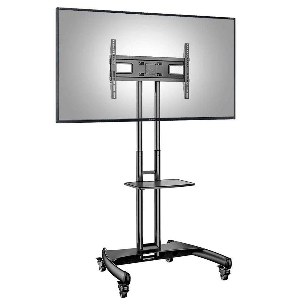 Pedestal Para Tv De 32 A 75 Suporte Videoconferência Com Rodízios Ava1500-60-1p Nb