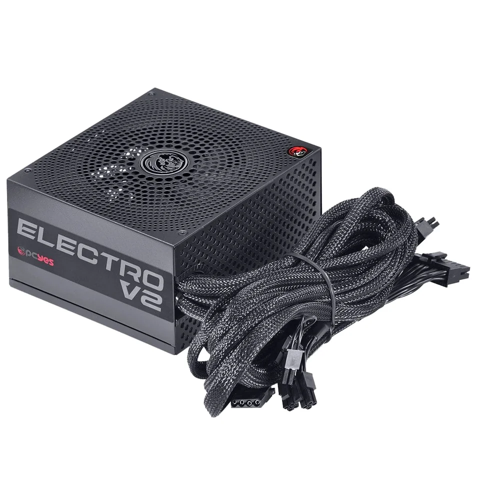 Fonte Pcyes Electro V2, 650W, 80 Plus Bronze, PFC Ativo Fonte Pcyes Electro V2, 650W, 80 Plus Bronze, PFC Ativo
