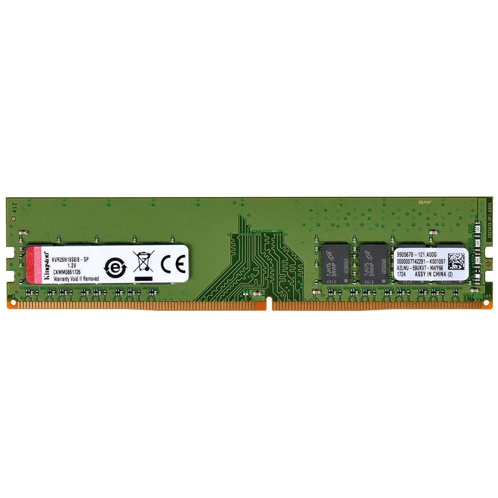 Memória Kingston 8Gb Ddr4 2666Mhz Cl19 KaBuM