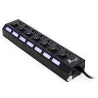 Hub USB 2.0 7 Portas Com Interruptor On/Off HB-T57 Knup
