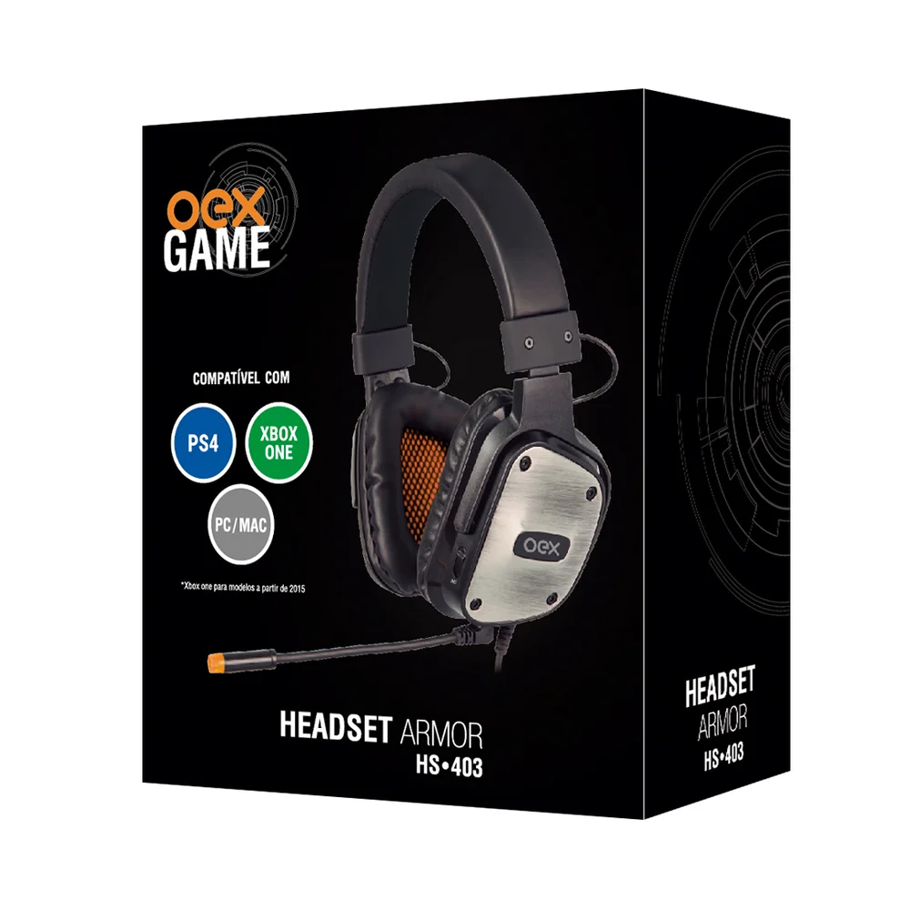 Headset Gamer Multiplataforma Armor Hs403 Kabum