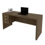 Mesa para Escritorio 3 Gav Me 4113 Nogal - Tecno Mobili