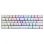 Mini Teclado OEX Mecânico Gamer Ziggy Tc607, LED Rainbow, Switch Outemu Red, ABNT Branco