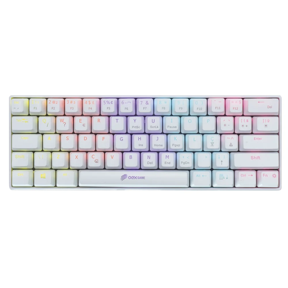 Mini Teclado OEX Mecânico Gamer Ziggy Tc607 KaBuM