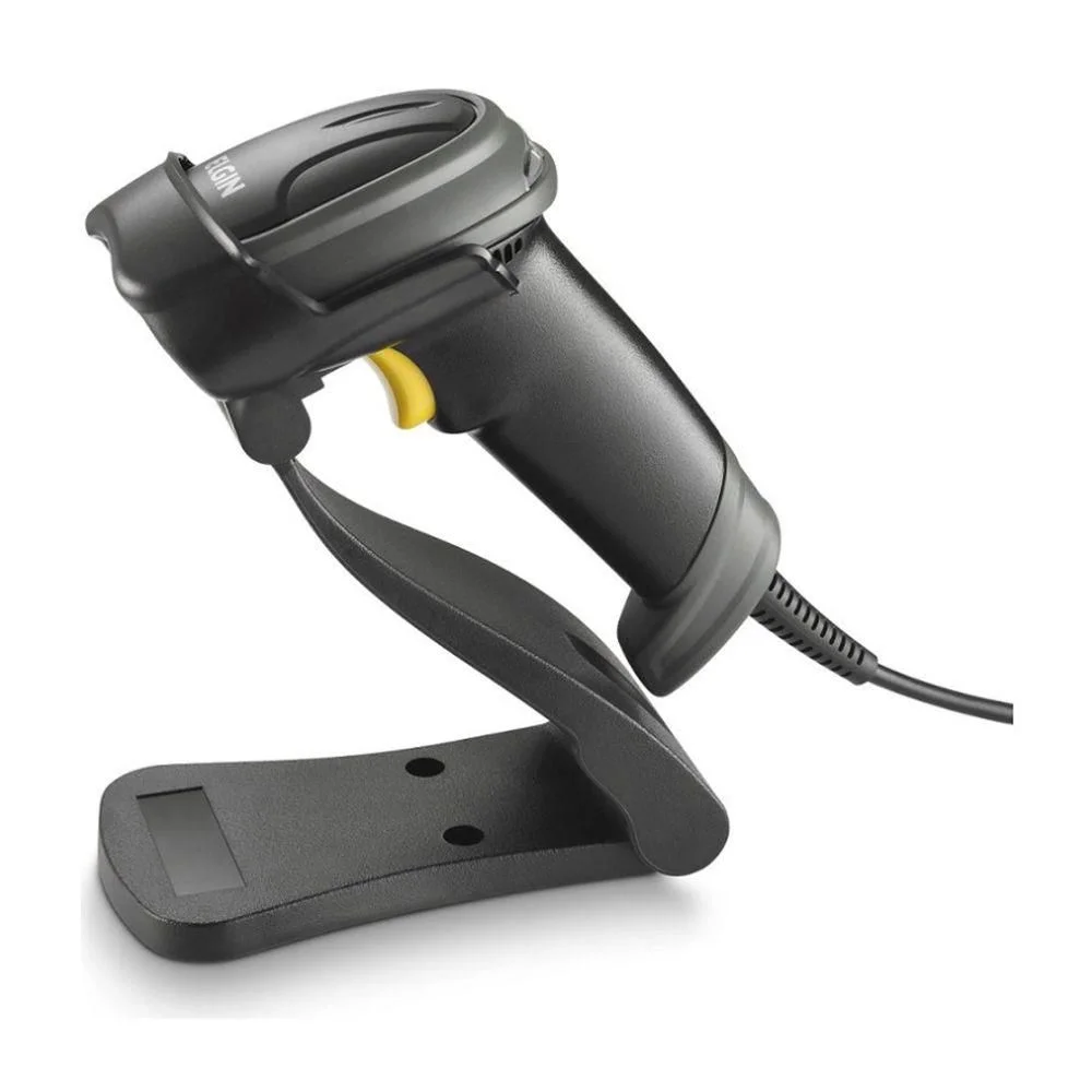 Leitor de Código De Barras Elgin EL-250, 1080 x 720 pixels, Leitura 1D e 2D, USB, Com Suporte, Tecnologia Area Imager, Preto - 46EL250USC00