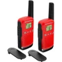 Radio Comunicador Talkabout, 25Km, T110BR, Vermelho, Motorola - Par/2
