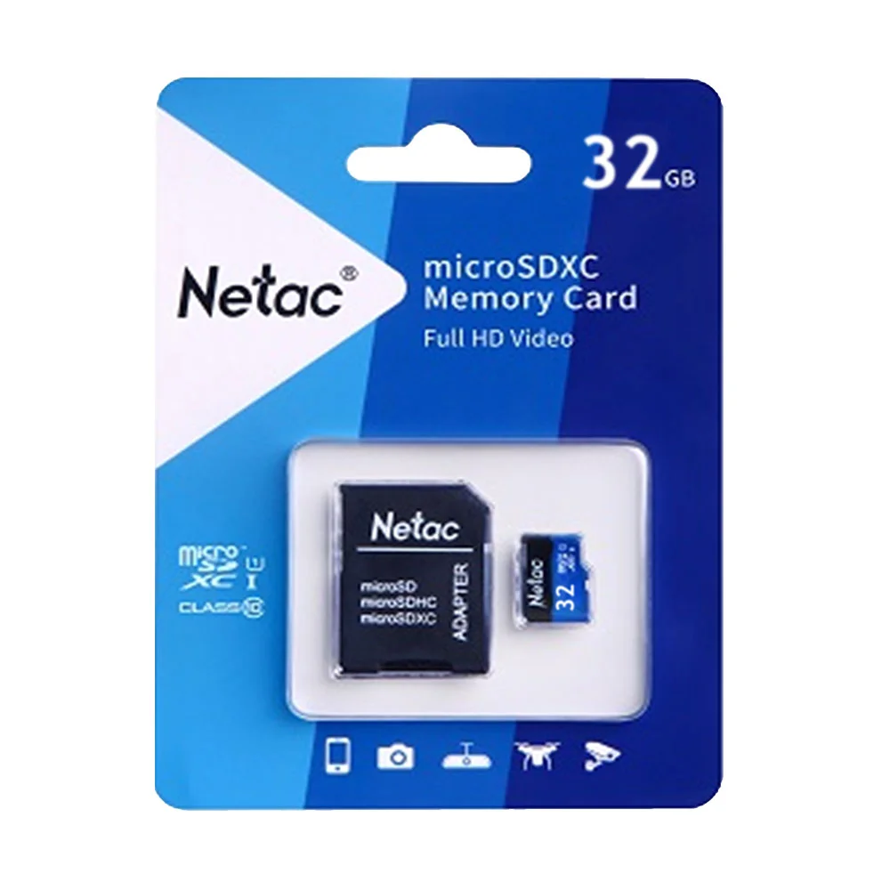 Cartão Memória Microsd 32gb 80mb/s Netac C Adap