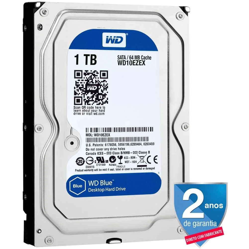 HD Western Digital Caviar Blue 1TB SATA III 7200