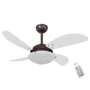 Ventilador De Teto Volare Cafe Fly Branco 127V e Controle Remoto