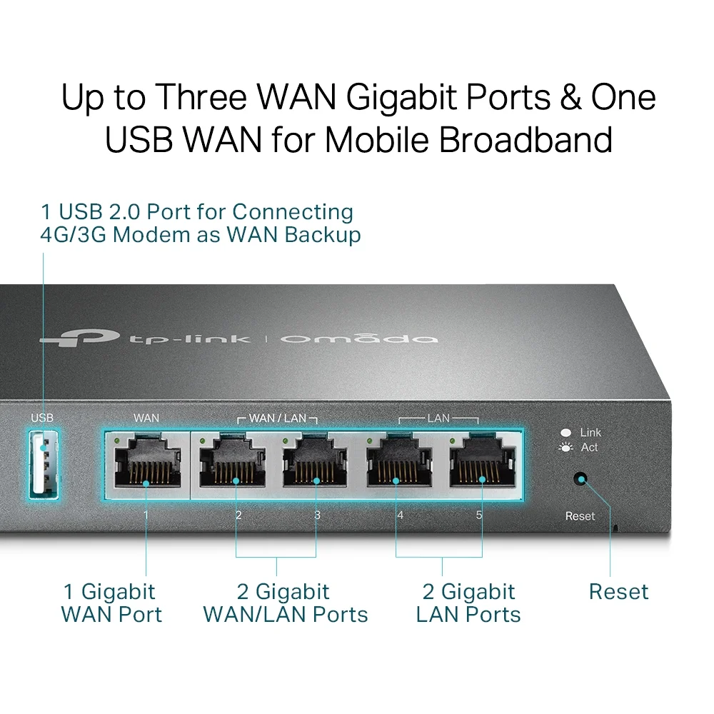 Roteador VPN MultiWan Gigabit KaBuM