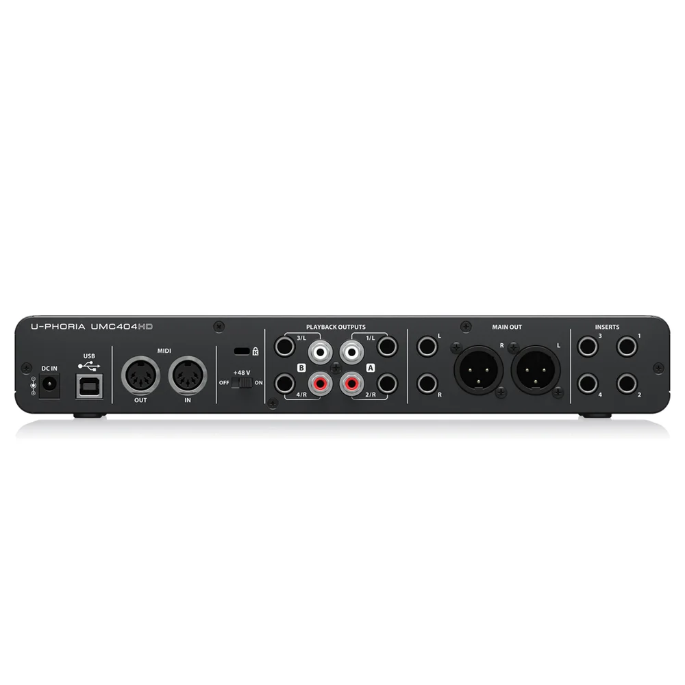 Interface De Áudio Behringer Umc404hd