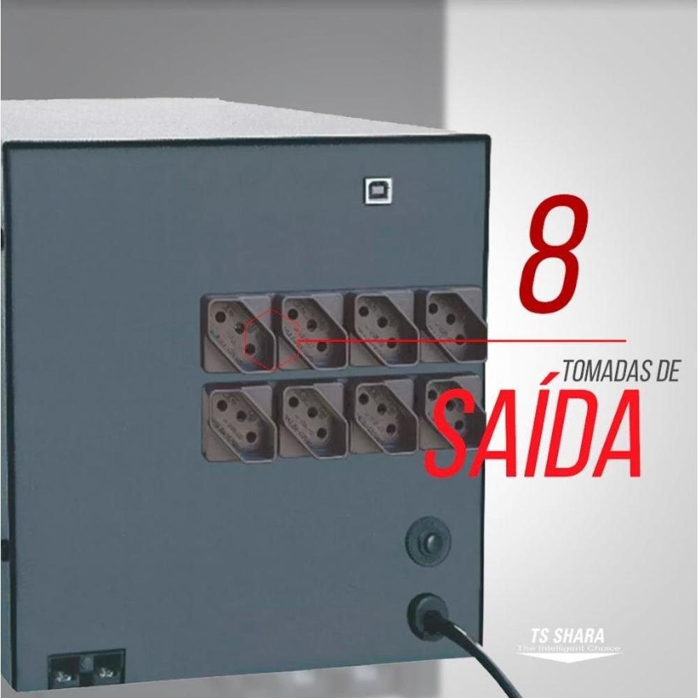Nobreak Ts Shara, 6928, Ups, Pdv Checkout, 800va, 2bs