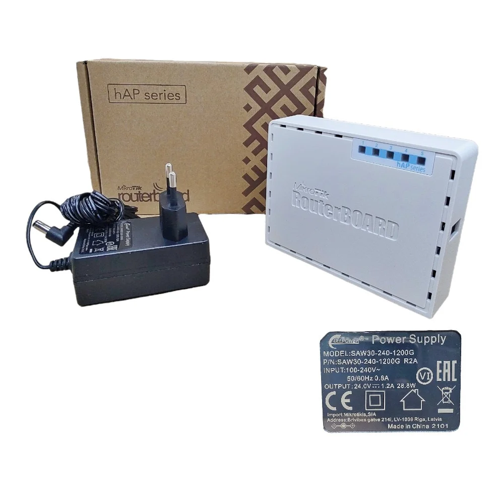 Roteador Wi-fi, Mikrotik, Hap AC Lite Poe, 5 Portas, 100MBPS, Porta USB Para 4G Routeros - RB952UI-5AC2ND Roteador Wi-fi, Mikrotik, Hap AC Lite Poe, 5 Portas, 100MBPS, Porta USB Para 4G Routeros - RB952UI-5AC2ND