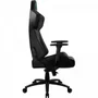Cadeira Gamer Thunderx3 BC7 Larger, Peso Suportado até 150Kg, Almofadas de pescoço e lombar, Preto E Ciano