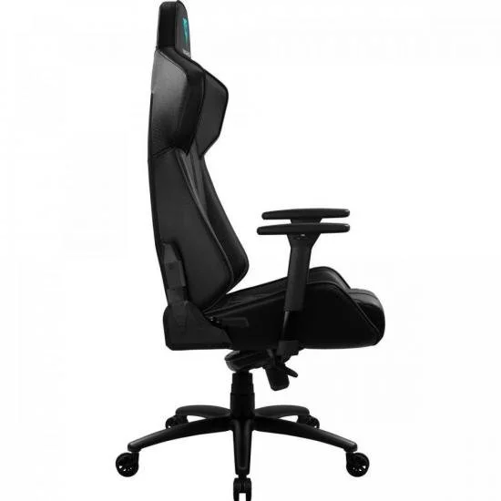 Cadeira Gamer Thunderx3 BC7 Larger, Peso Suportado até 150Kg, Almofadas de pescoço e lombar, Preto E Ciano Cadeira Gamer Thunderx3 BC7 Larger, Peso Suportado até 150Kg, Almofadas de pescoço e lombar, Preto E Ciano