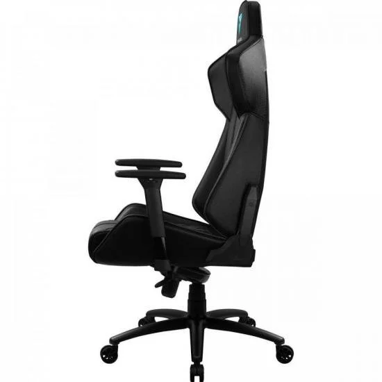 Cadeira Gamer Thunderx3 BC7 Larger, Peso Suportado até 150Kg, Almofadas de pescoço e lombar, Preto E Ciano Cadeira Gamer Thunderx3 BC7 Larger, Peso Suportado até 150Kg, Almofadas de pescoço e lombar, Preto E Ciano
