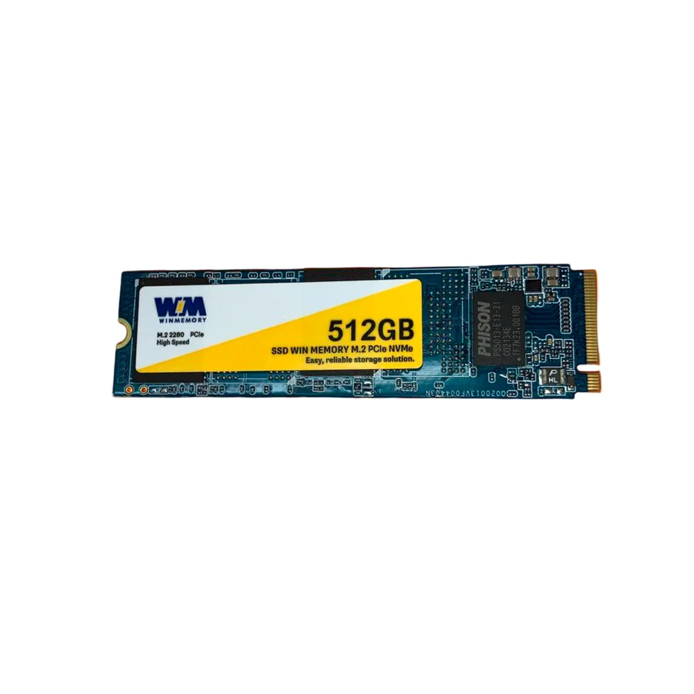 SSD Win Memory, 512gb, M.2 2280 PCie Nvme, Sequencial Leitura 450mb/s E Gravação 1900mb/s - Swg512g-412i - Oem