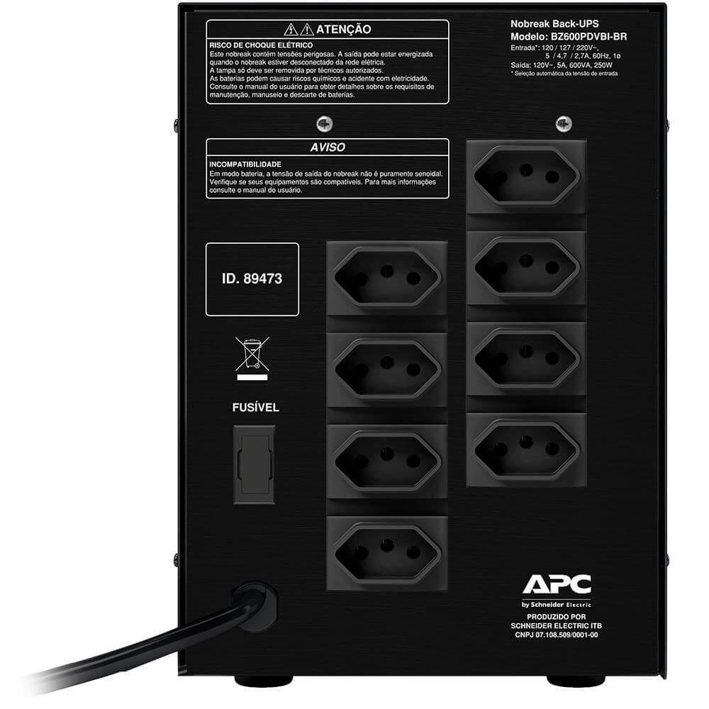 Nobreak Apc Backups 600va