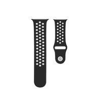 Pulseira Apple Watch Sport 42/44mm Wbs44bg Geonav - Silicone Cinza E Preto