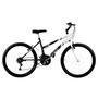 Bicicleta Ultra Bikes Aro 24 Feminina Bicolor Preto Fosco