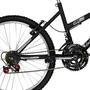 Bicicleta Ultra Bikes Aro 24 Feminina Bicolor Preto Fosco