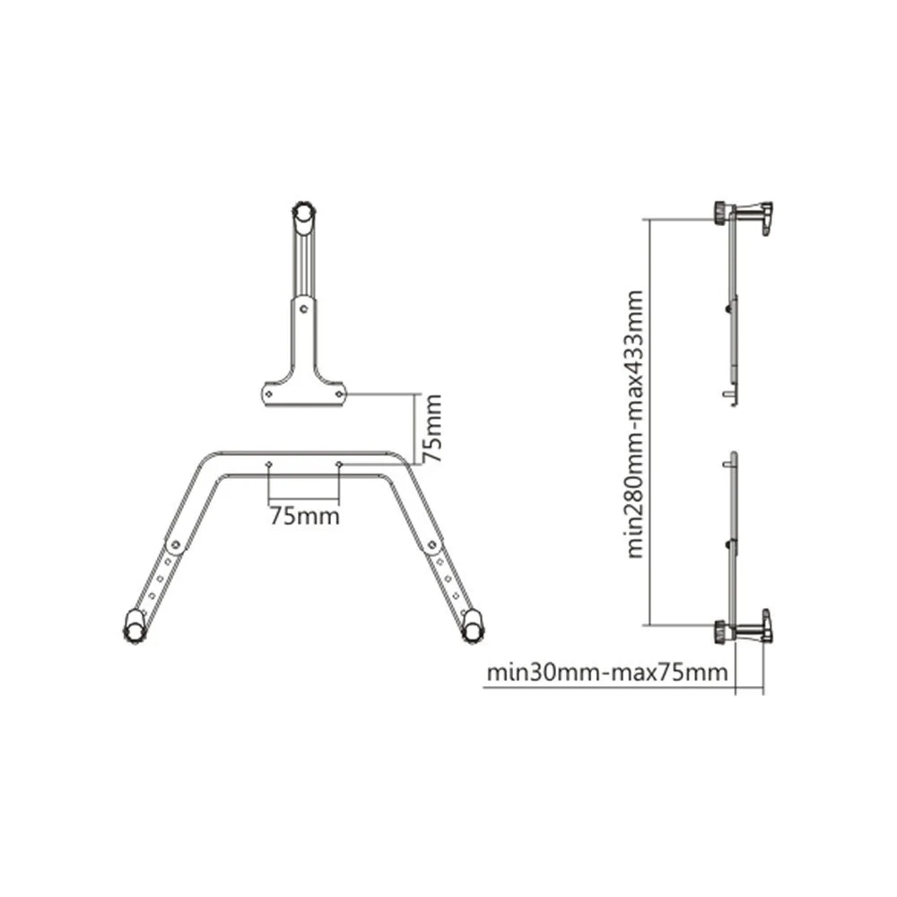 Suporte Adaptador Elg, Para Monitores Sem Vesa - Adp01-sv Suporte Adaptador Elg, Para Monitores Sem Vesa - Adp01-sv