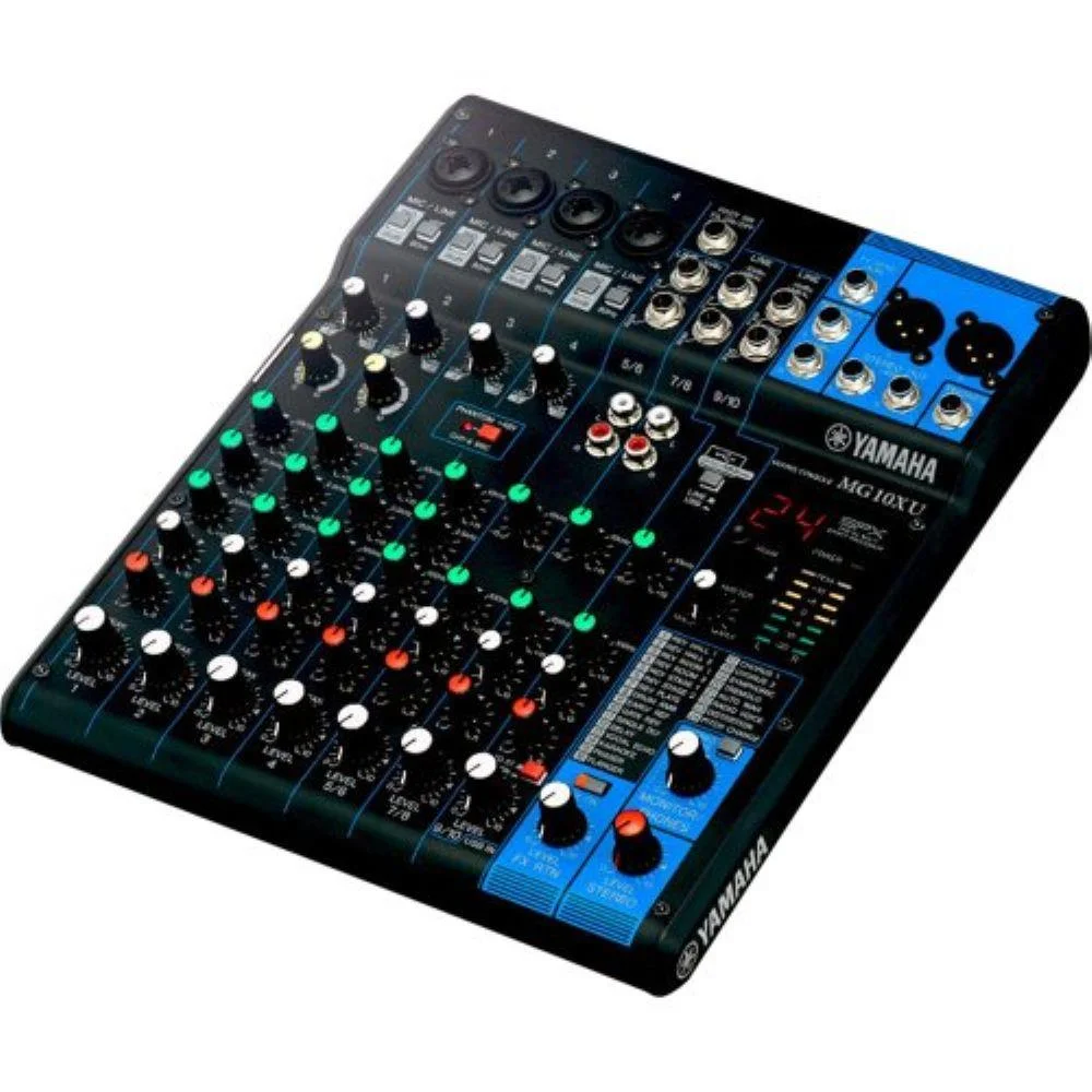 YAMAHA MG10XU 10チャンネルステレオミキサー Mesa De Som Analogica 10 Canais Kabum