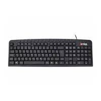 Teclado Kmex ABNT2 Multimidia Preto Kmd128 KaBuM