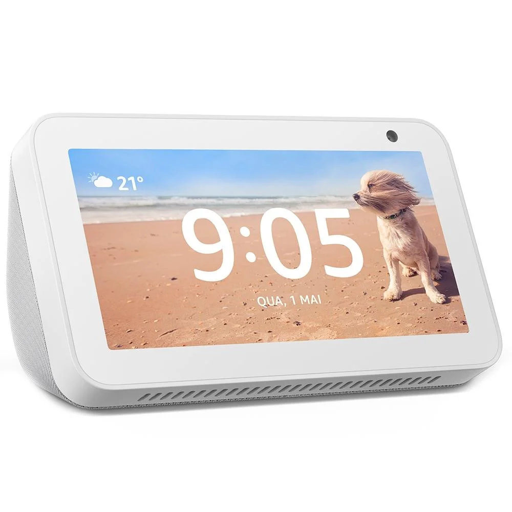 Echo Show 5 2Ger. Amazon, Com Alexa, Smart Speaker, Câmera 2MP, Branco - B08KGX1J6N Echo Show 5 2Ger. Amazon, Com Alexa, Smart Speaker, Câmera 2MP, Branco - B08KGX1J6N