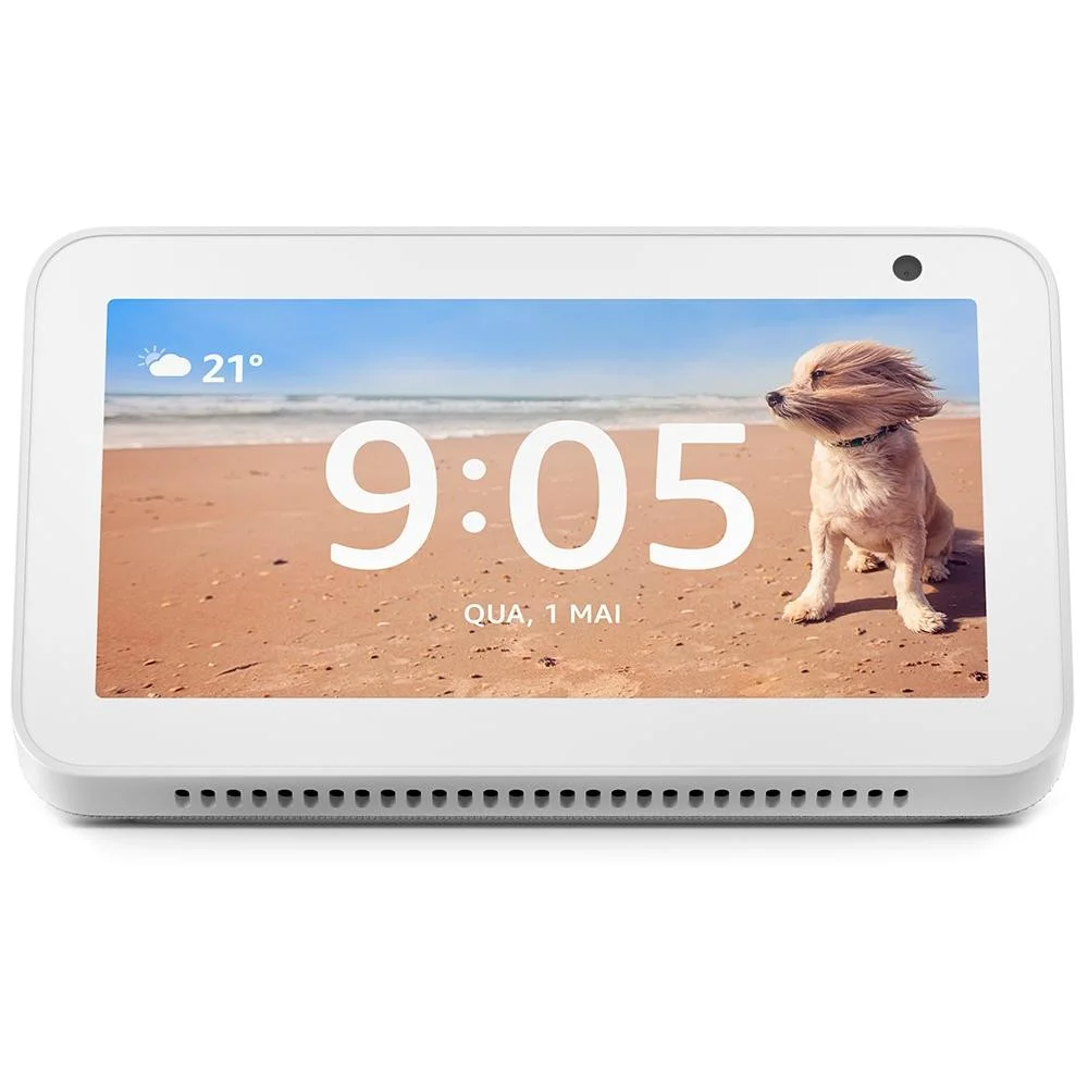 Echo Show 5 2Ger. Amazon, Com Alexa, Smart Speaker, Câmera 2MP, Branco - B08KGX1J6N Echo Show 5 2Ger. Amazon, Com Alexa, Smart Speaker, Câmera 2MP, Branco - B08KGX1J6N