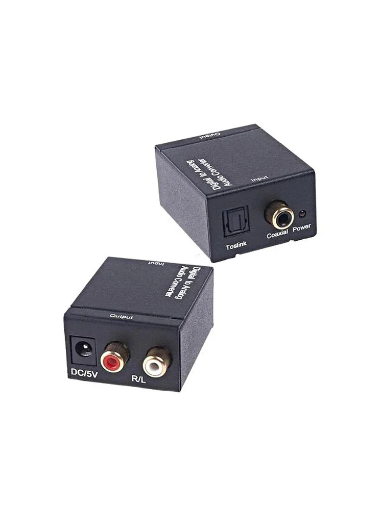 Conversor Audio Óptico Para Audio Analógico Estéreo Conversor Audio Óptico Para Audio Analógico Estéreo