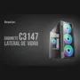 Gabinete Gamer Brazil PC BPC-C3147, Mid Tower,  ATX / Micro-ATX, Com Lateral de Vidro, Preto
