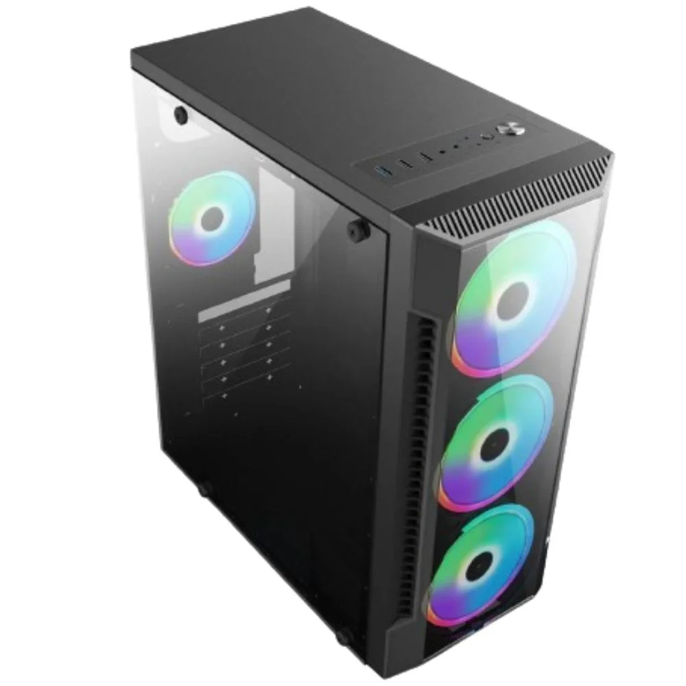 Gabinete Gamer Brazil PC BPC-C3147, Mid Tower, ATX / Micro-ATX, Com Lateral de Vidro, Preto Gabinete Gamer Brazil PC BPC-C3147, Mid Tower, ATX / Micro-ATX, Com Lateral de Vidro, Preto
