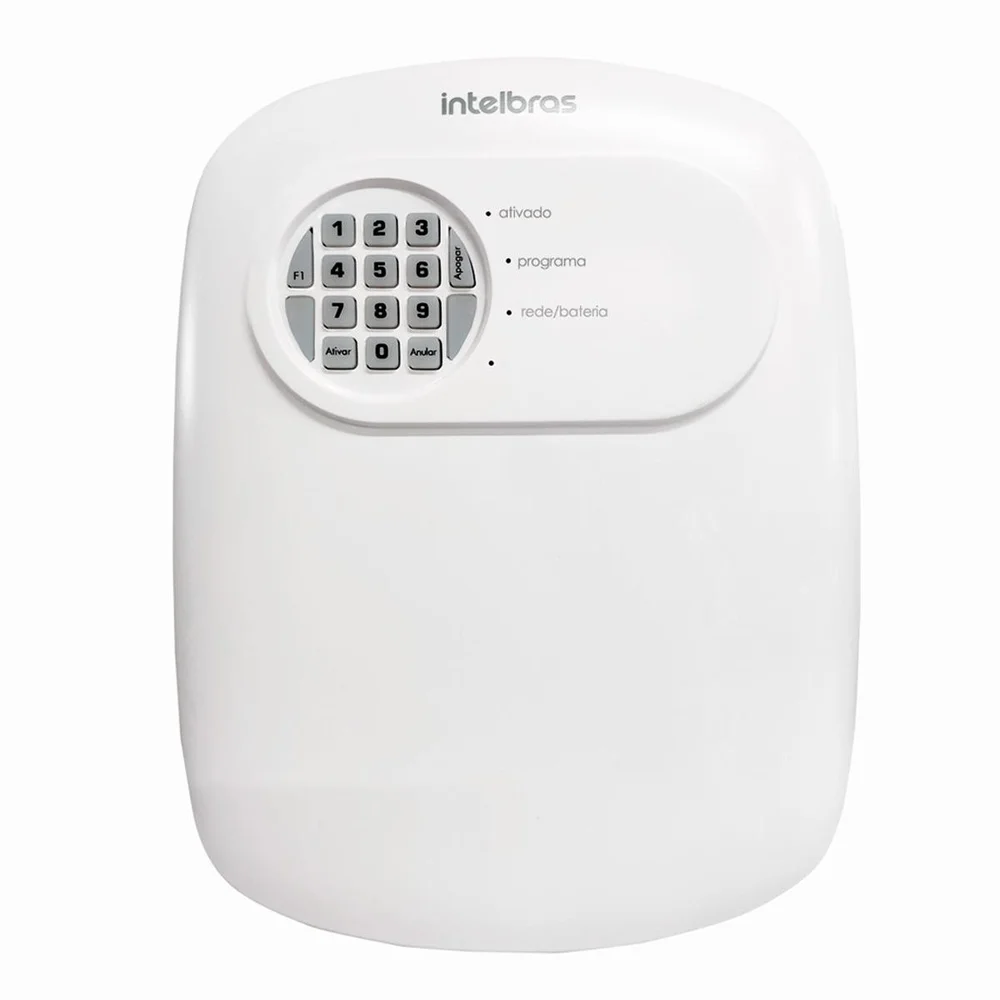 Kit Central De Alarme Anm 24 Net Intelbras + 2 Sensores Xas 4010 Smart + 3 Sensor Ivp 3000 Cf
