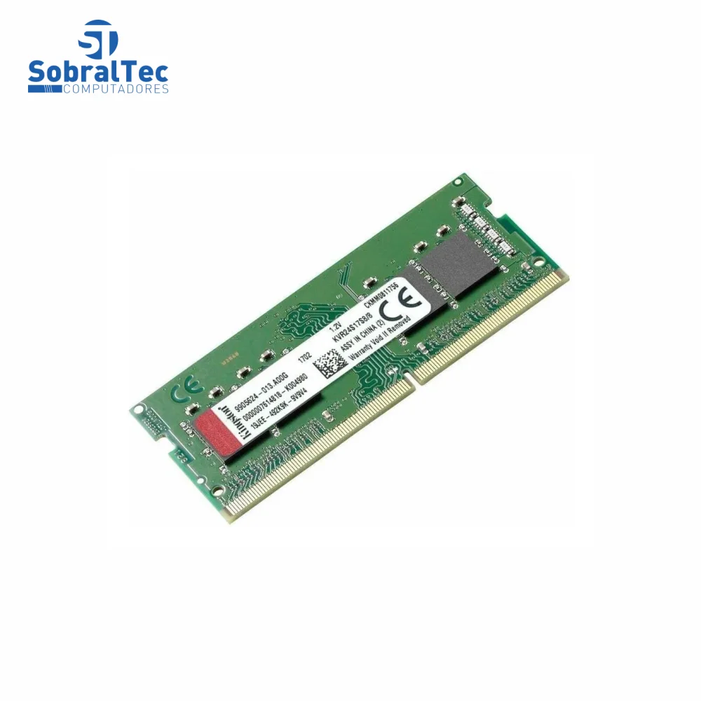 Memória Ram Notebook 8GB Kingston 2400mhz