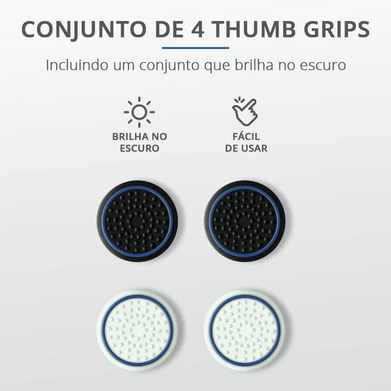 Grip Silicone Ps5 Gxt 266 4 Peças 2 Cores 24170 Trust