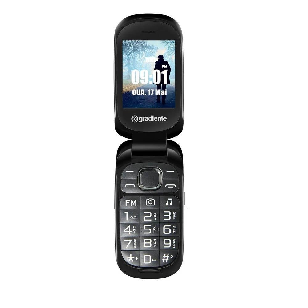 Celular Flip Gradiente Neo S105a - Azul