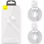 Kit Com 2 Cabos Para Iphone 1.5m Simple Wisdom Baseus Carregamento Turbo 480mbps Trasferência De Dados