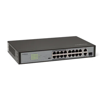 Switch 16 Portas Fast Poe 2 Portas Gigabit 1