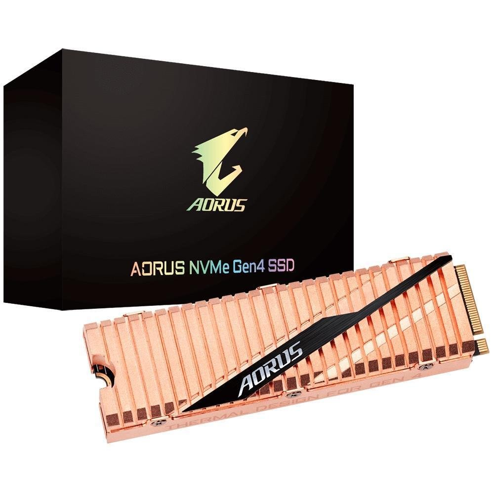 内蔵型SSD SSD 1Tb GIGABYTE GP-ASM2NE6100TTTD SSD Gigabyte Aorus NVMe Gen4 SSD 1TB M2 Leitura