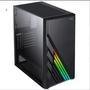 Gabinete Gamer Vx Scorpius Com Vidro Temperado Preto Frontal Com Led RGB Placa De Video Vertical