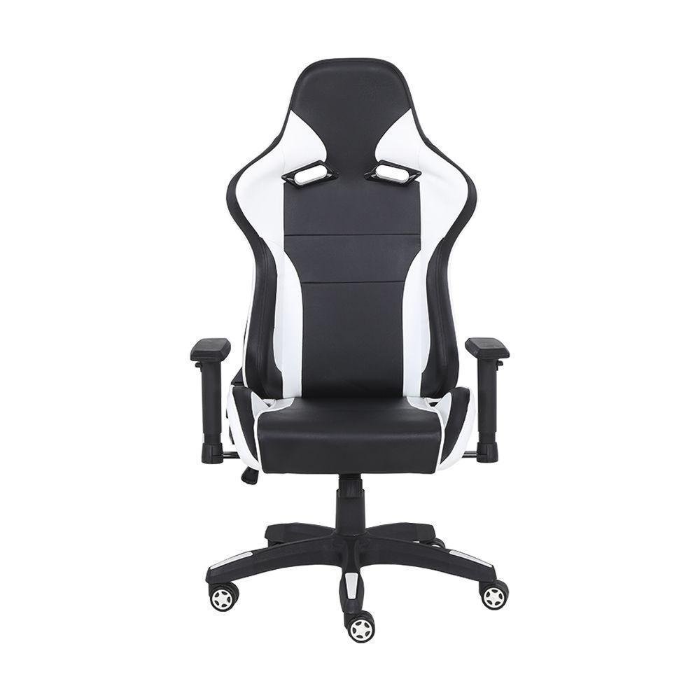 Cadeira Gamer Shopb Tank Reclinável E Giratória - Preta E Branca