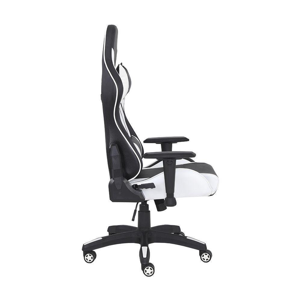 Cadeira Gamer Shopb Tank Reclinável E Giratória - Preta E Branca