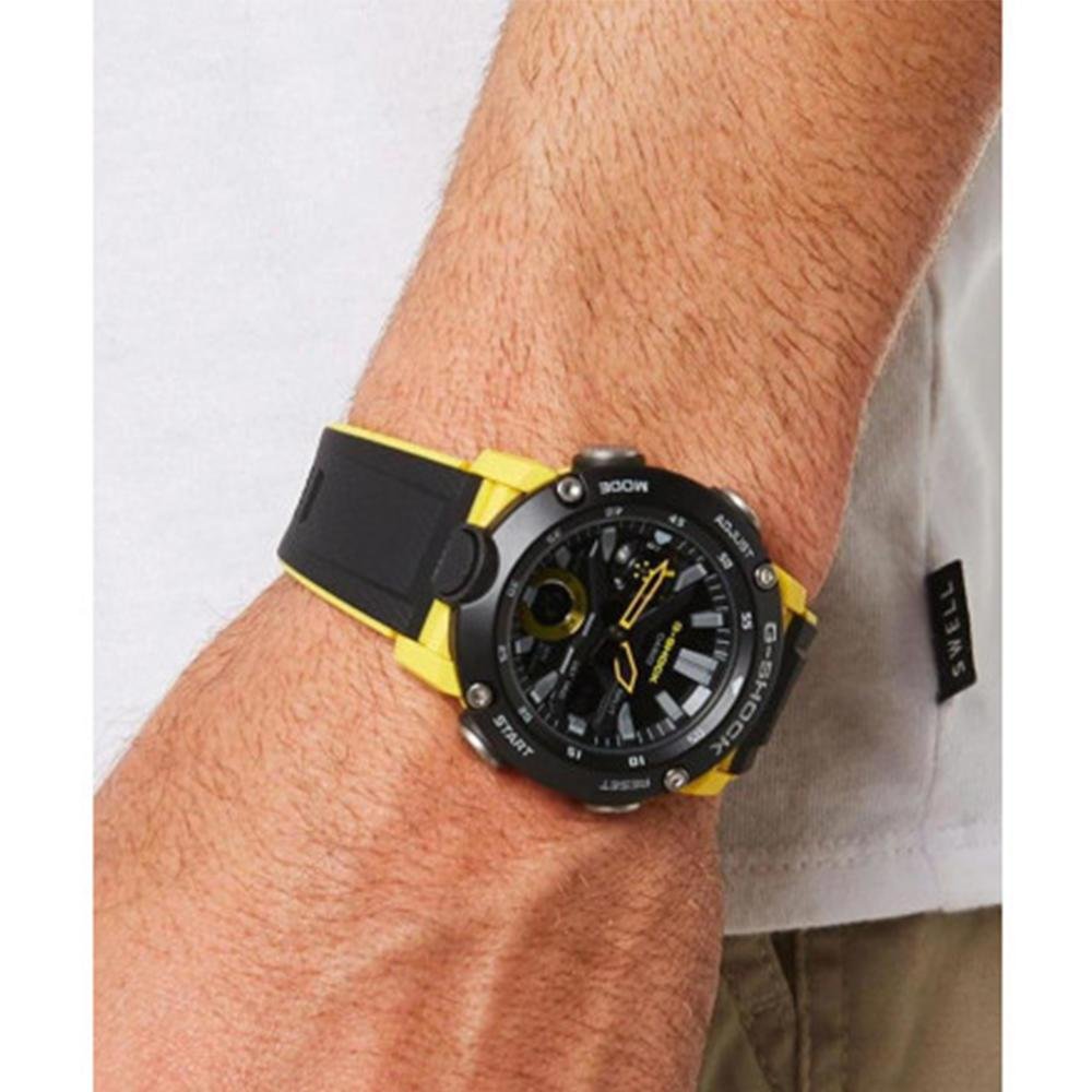 時計 G-SHOCK GA-2000-1A9DR Relogio G-Shock Masculino Carbon Core Guard GA-2000-1A9DR