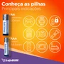 Pilhas Alcalinas Aa Blister Com 16 Unidades Lr6p16b/59