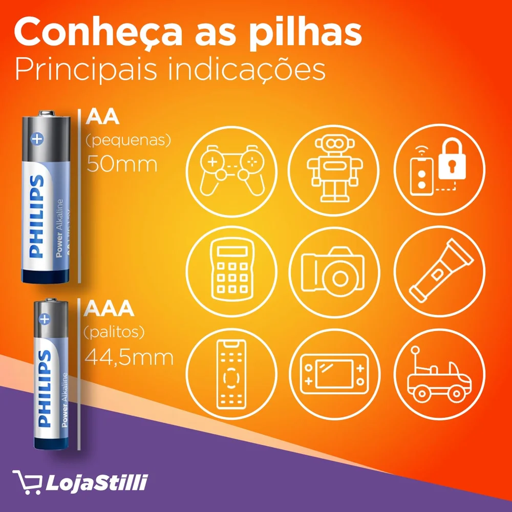 Pilhas Alcalinas Aa Blister Com 16 Unidades Lr6p16b/59