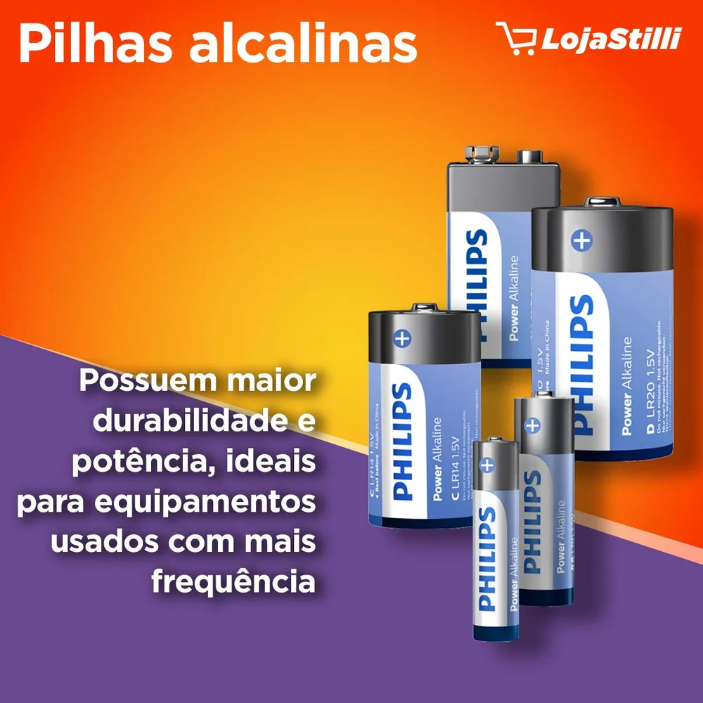 Pilhas Alcalinas Aa Blister Com 16 Unidades Lr6p16b/59