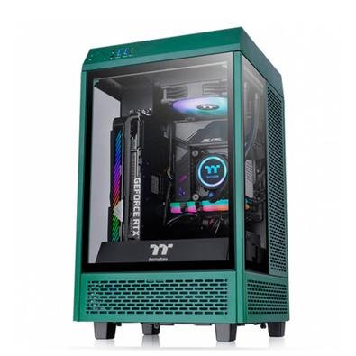 Gabinete Thermaltake The Tower 100 Mini Green 3g.lateral De Vidro /2*120mm Ca1r300scwn00#