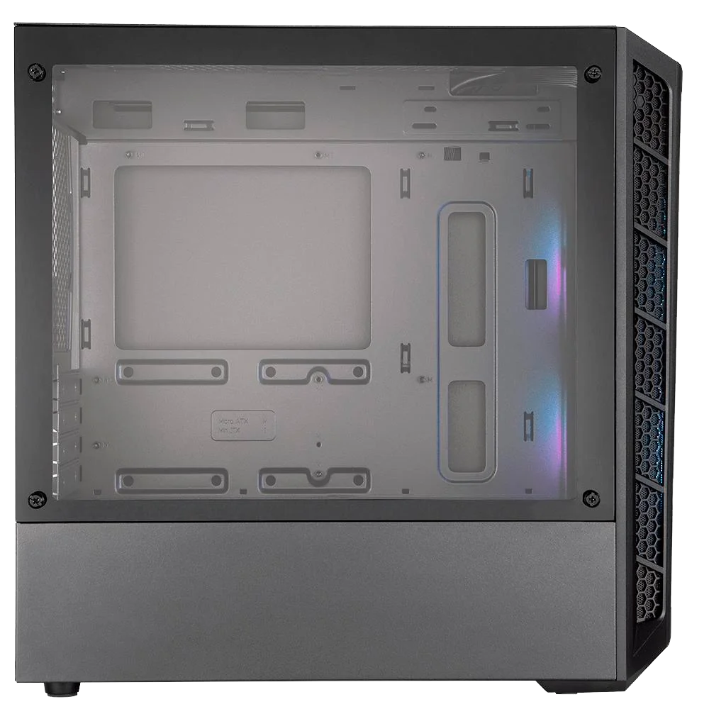 Gabinete Cooler Master Masterbox Mb320l ArGB Lateral Vidro Temperado 2 Fans ArGB Frontal Acrílico - Mcb-b320l-kgnn-s02 Gabinete Cooler Master Masterbox Mb320l ArGB Lateral Vidro Temperado 2 Fans ArGB Frontal Acrílico - Mcb-b320l-kgnn-s02
